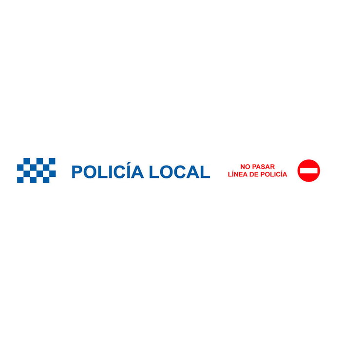 NMZ Cinta de balizamiento policía local 75 mm x 0,05 mm x 200 m NMZ Cinta de balizamiento policía local 75 mm x 0,05 mm x 200 m