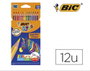 BIC Evolution Stripes Lápices de Colores Kids, Estuche de 12 unidades Surtidas
