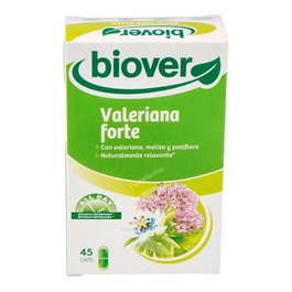 BIOVER Valeriana Forte 45 Cap. Calmante Natural para el Estrés