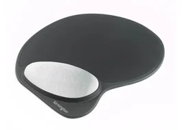 Kensington Almohadilla de gel con memoria para teclado y ratón, Negro y Gris, Descansamuñecas