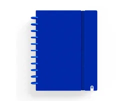 Carchivo Ingeniox Cuaderno A5 80 Hojas Cuadricula Azul Oscuro Tapa Foam