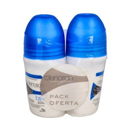 CLENOSAN Desodorante Mineral Roll-On Duplo 2x75ml para Pieles Sensibles