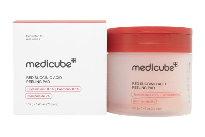Medicube Red Succinic Acid Peeling Pads 70pcs Medicube Red Succinic Acid Peeling Pads 70pcs
