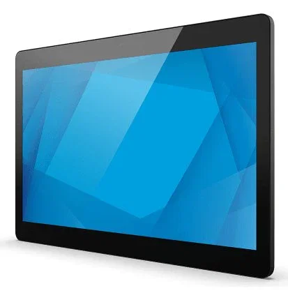Elo Touch Solutions I-Series 5 Pantalla señalización digital 15.6" Full HD táctil Android 14 con procesador 8 núcleos, 8GB/64GB, WiFi, Ethernet, negro