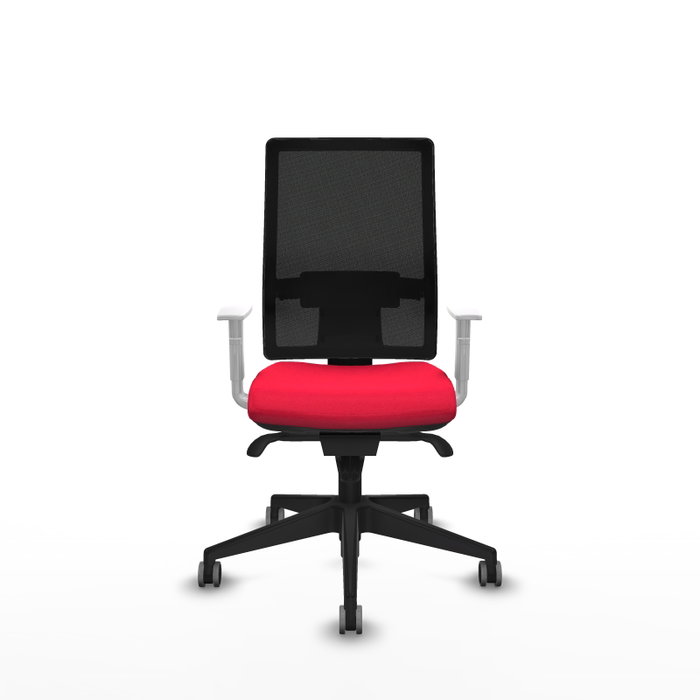 PIQUERAS Y CRESPO Silla de oficina Horna con mecanismo Sincro, Rojo y Negro PIQUERAS Y CRESPO Silla de oficina Horna con mecanismo Sincro, Rojo y Negro