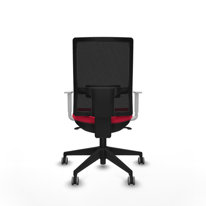 PIQUERAS Y CRESPO Silla de oficina Horna con mecanismo Sincro, Rojo y Negro PIQUERAS Y CRESPO Silla de oficina Horna con mecanismo Sincro, Rojo y Negro