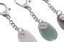 DKD Home Decor Llavero de Piedra Zinc Surtido de 4 Tipos