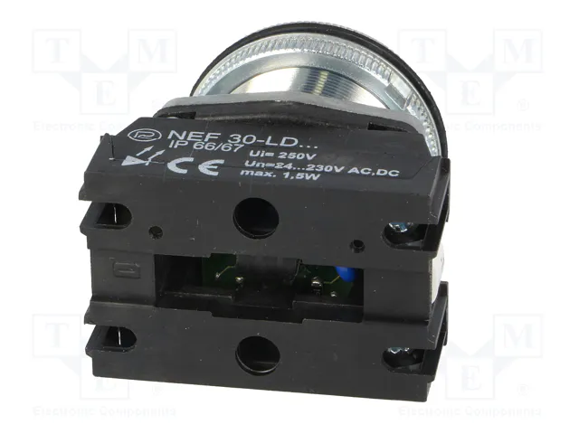 PROMET Lámpara de control NEF30 LED roja