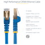 StarTech Cable de Red Cat6a STP de 3m Azul con Conector RJ45 Snagless