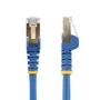 StarTech.com 6ASPAT3MBL Cable de red Cat6a 10 Gigabit Ethernet 10000 Mbps, 3 metros, Azul, Blindado U/FTP (STP), RJ45 Snagless, compatible PoE 100W