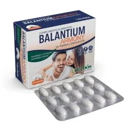 DERBOS Balantium Armony 60 Comp. Complemento Alimenticio con Triptófano, Grifonia (5-HTP), Magnesio y Vitaminas B - Apto para Veganos - Apoyo Función Psicológica