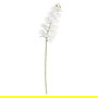 Flor Orquídea Blanco Tejido Decoración 107 cm (Set de 6)