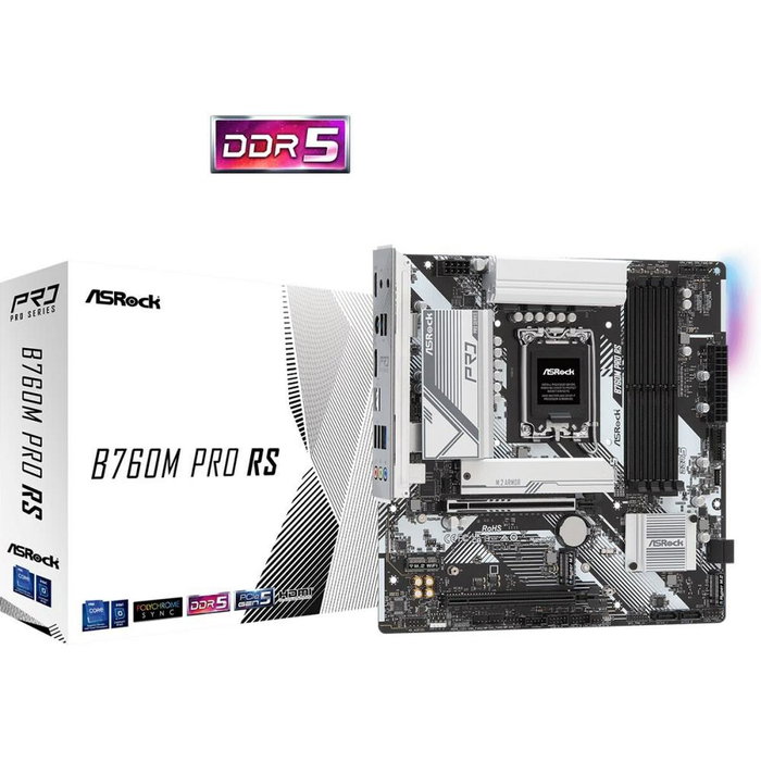 ASRock B760M Pro RS LGA 1700 micro ATX DDR5