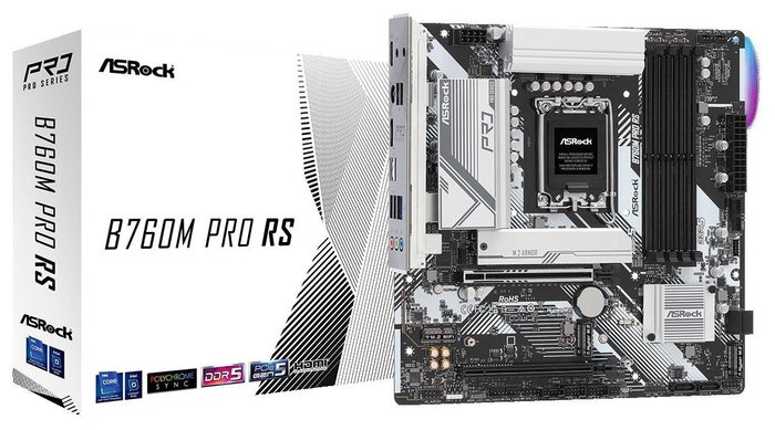 ASRock B760M Pro RS LGA 1700 micro ATX DDR5