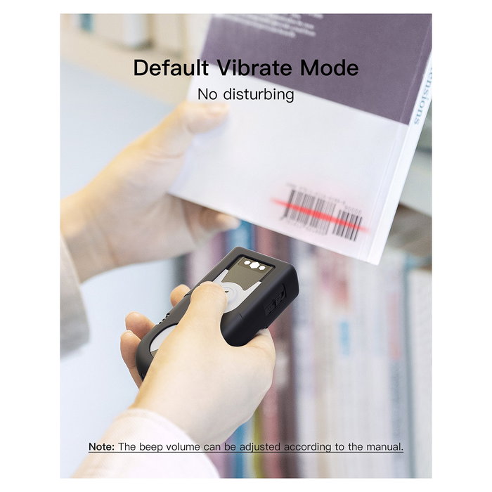 Inateck Lector de Códigos de Barras Portátil BCST-43_gray, 1D CMOS, Bluetooth 5.0 Inalámbrico y Cableado Inateck Lector de Códigos de Barras Portátil BCST-43_gray, 1D CMOS, Bluetooth 5.0 Inalámbrico y Cableado