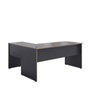 Hanah Home Rms-320-Ax-1 Mesa de Estudio con Tablero de Partículas Recubierto de Melamina, 160x75x144 cm, Antracita y Roble