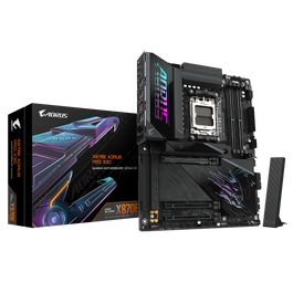 Gigabyte X870E AORUS PRO X3D Placa Base ATX (AMD X870E, AM5, Ryzen 7000/8000/9000, Wi-Fi 7, PCIe 5.0, DDR5 9000MHz, LAN 5GbE, USB4, 4x M.2)