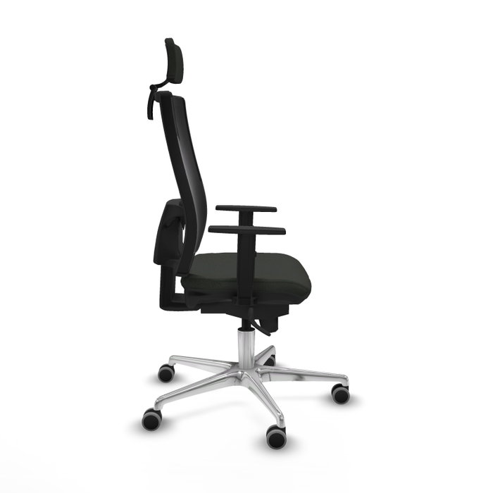 PIQUERAS Y CRESPO Silla de oficina Horna con mecanismo Sincro, Negro