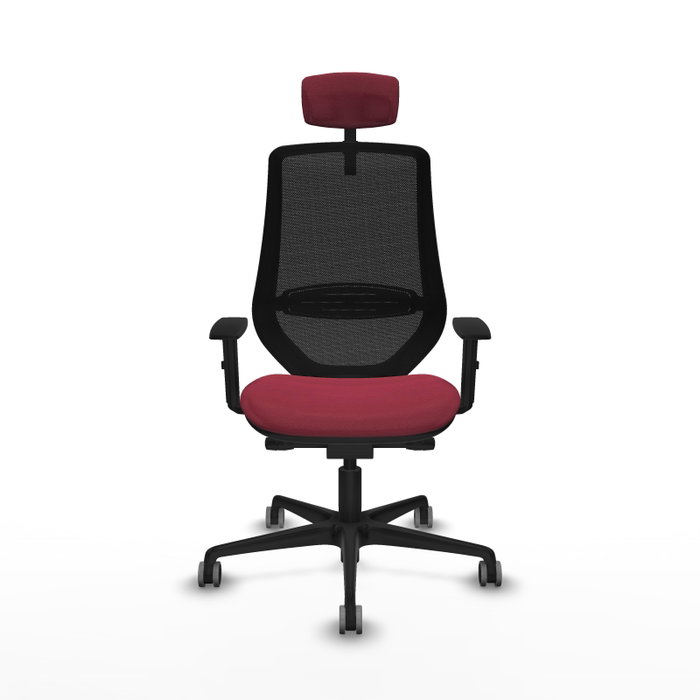 PIQUERAS Y CRESPO Silla de oficina Mardos con mecanismo Sincro/Traslack, Granate y Negro PIQUERAS Y CRESPO Silla de oficina Mardos con mecanismo Sincro/Traslack, Granate y Negro