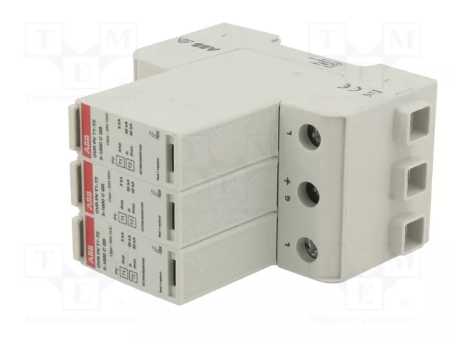 ABB OVR PV T1-T2 5-1000 P QS Limitador de sobretensiones Tipo 1+2 1+N