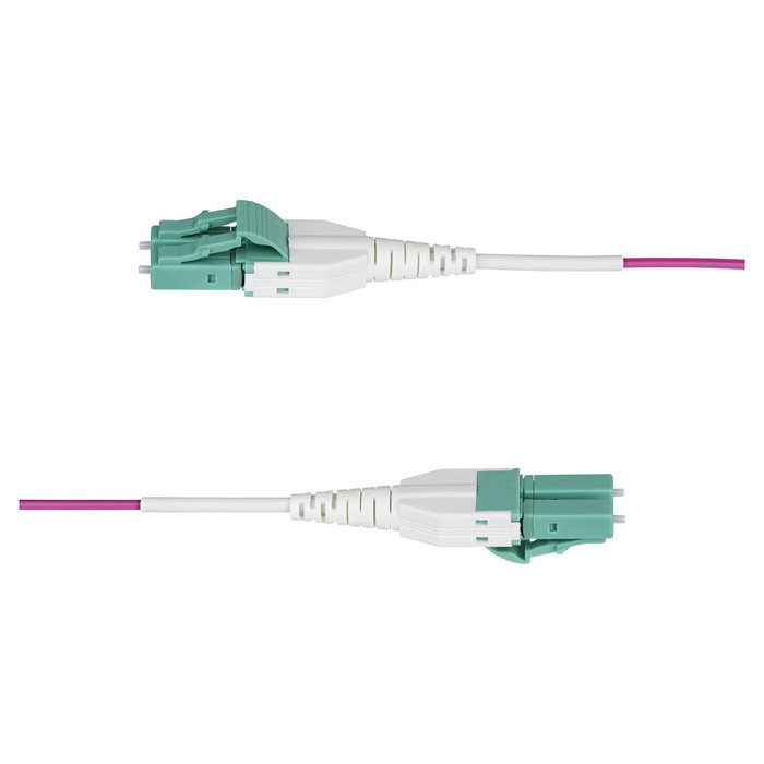 StarTech.com Cable de Fibra Óptica Multimodo OM4 LC a LC UPC 40m Violeta Érica