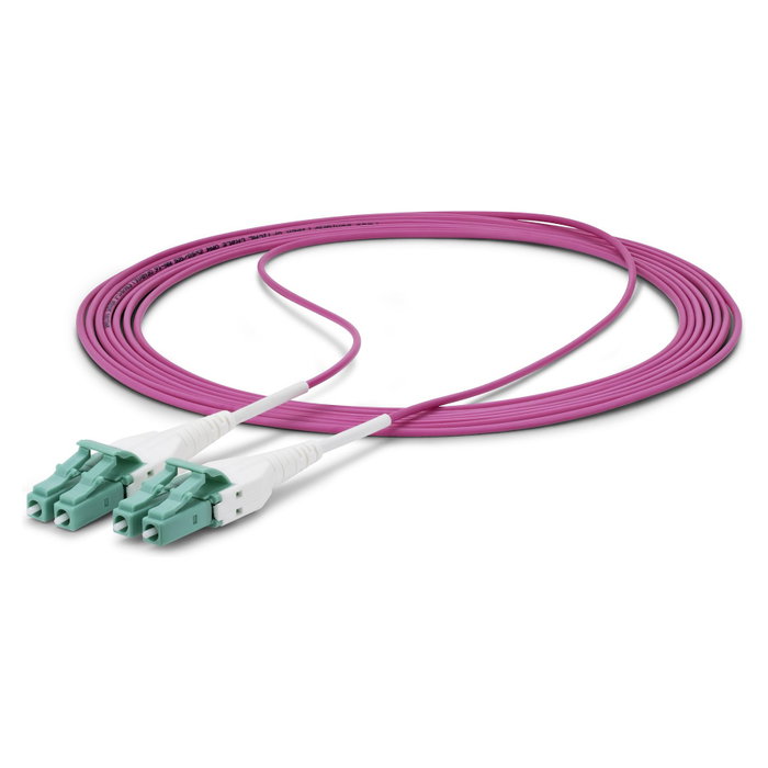 StarTech.com Cable de Fibra Óptica Multimodo OM4 LC a LC UPC 40m Violeta Érica