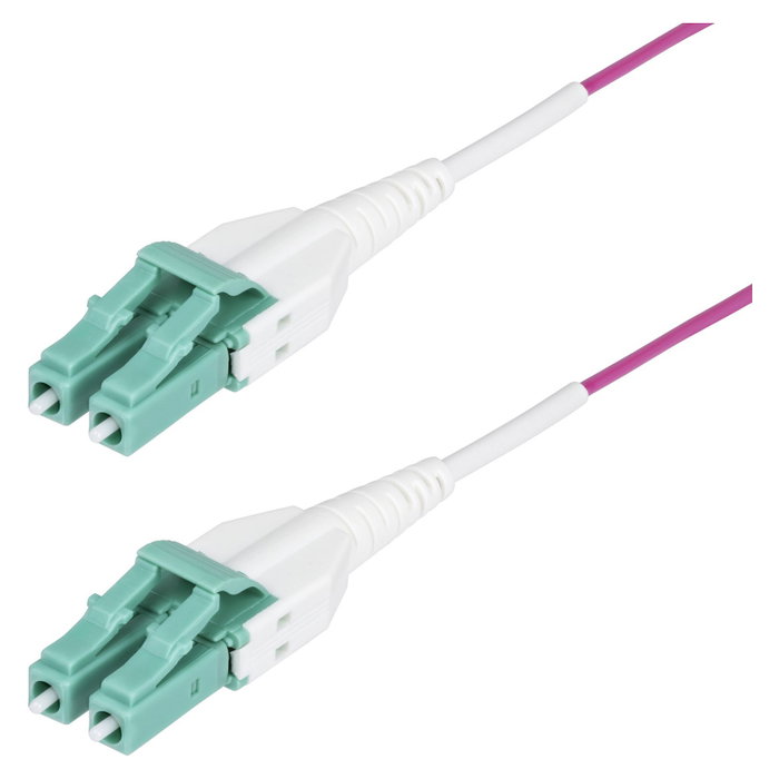 StarTech.com Cable de Fibra Óptica Multimodo OM4 LC a LC UPC 40m Violeta Érica