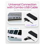 ICY BOX IB-HUB1424-C3 Hub USB de 4 Puertos con Conexión USB-C y USB-A