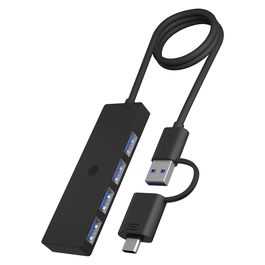 ICY BOX IB-HUB1424-C3 Hub USB-C y USB 3.2 Gen 1 con 4 Puertos