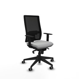 PIQUERAS Y CRESPO Silla de oficina Horna Mecanismo Sincro Gris claro/Negro