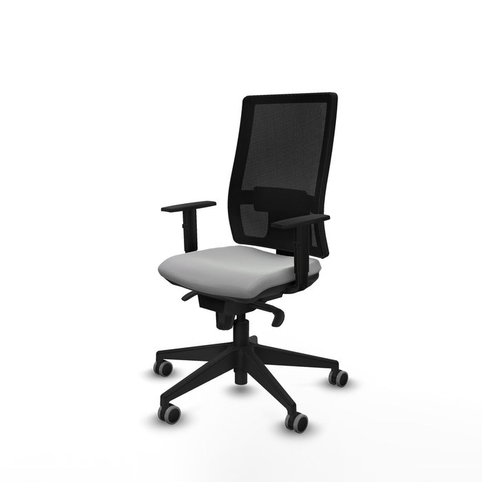 PIQUERAS Y CRESPO Silla de oficina Horna Mecanismo Sincro Gris claro/Negro