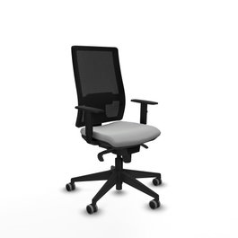 PIQUERAS Y CRESPO Silla de oficina Horna Mecanismo Sincro Gris claro/Negro