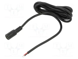 POS Cable de alimentación CC DC 5,5/2,1 2x0,5mm2 1,5m