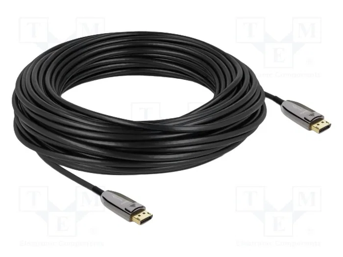 DeLOCK Cable DisplayPort 2.1 Óptico Activo 25 m 8K 40 Gbps DeLOCK Cable DisplayPort 2.1 Óptico Activo 25 m 8K 40 Gbps