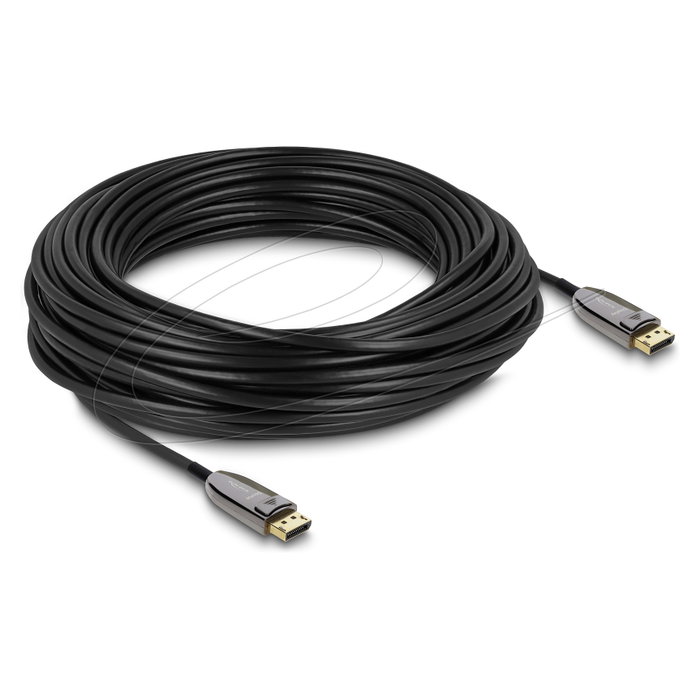 DeLOCK Cable DisplayPort 2.1 Óptico Activo 25 m 8K 40 Gbps DeLOCK Cable DisplayPort 2.1 Óptico Activo 25 m 8K 40 Gbps