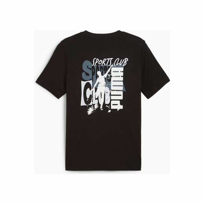 Camiseta de Manga Corta Hombre Puma Graphics Puma Sports Club Negro