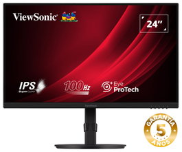 ViewSonic VG2408A-MHD Monitor Ergonómico 24 IPS Full HD Negro