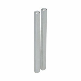 Edm Cuadradillo CDD01 de Acero Zincado 6 x 6 x 90 mm (2 uds)