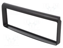 PER.PIC. Bastidor de montaje de radio para Alfa Romeo 1 DIN, negro