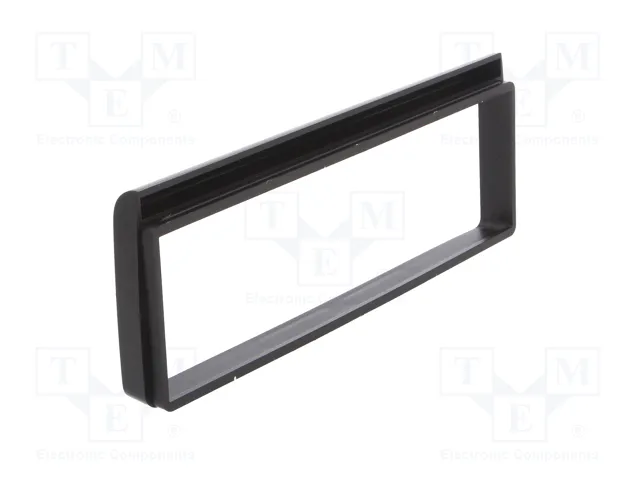 PER.PIC. Bastidor de montaje de radio para Alfa Romeo 1 DIN, negro