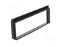 PER.PIC. Bastidor de montaje de radio para Alfa Romeo 1 DIN, negro