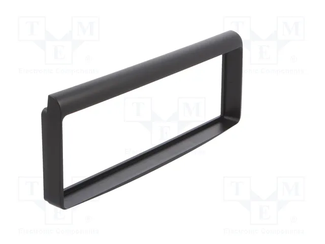 PER.PIC. Bastidor de montaje de radio para Alfa Romeo 1 DIN, negro