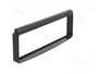 PER.PIC. Bastidor de montaje de radio para Alfa Romeo 1 DIN, negro