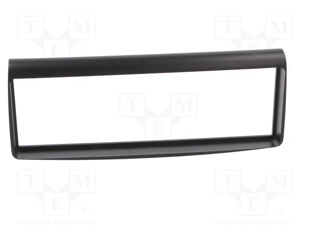 PER.PIC. Bastidor de montaje de radio para Alfa Romeo 1 DIN, negro