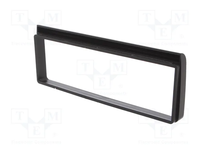 PER.PIC. Bastidor de montaje de radio para Alfa Romeo 1 DIN, negro