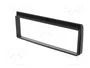 PER.PIC. Bastidor de montaje de radio para Alfa Romeo 1 DIN, negro