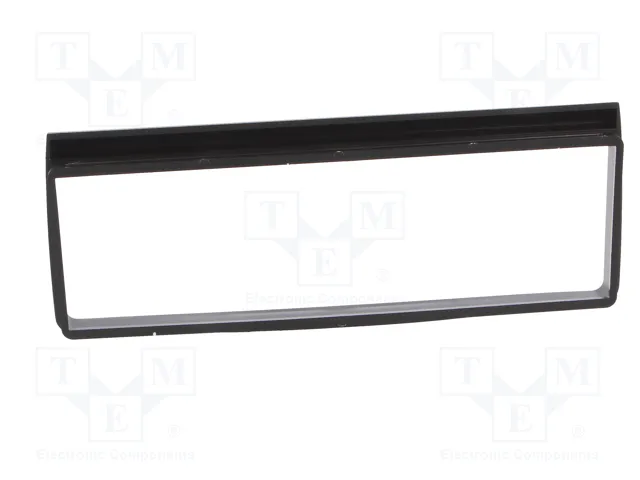 PER.PIC. Bastidor de montaje de radio para Alfa Romeo 1 DIN, negro