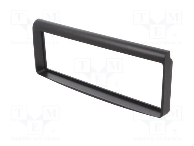 PER.PIC. Bastidor de montaje de radio para Alfa Romeo 1 DIN, negro
