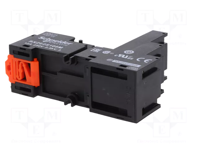 SCHNEIDER ELECTRIC Zócalo de 8 pines para raíl DIN 10A