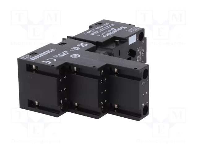 SCHNEIDER ELECTRIC Zócalo de 8 pines para raíl DIN 10A